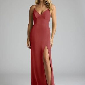 Azazie Terracotta Dress